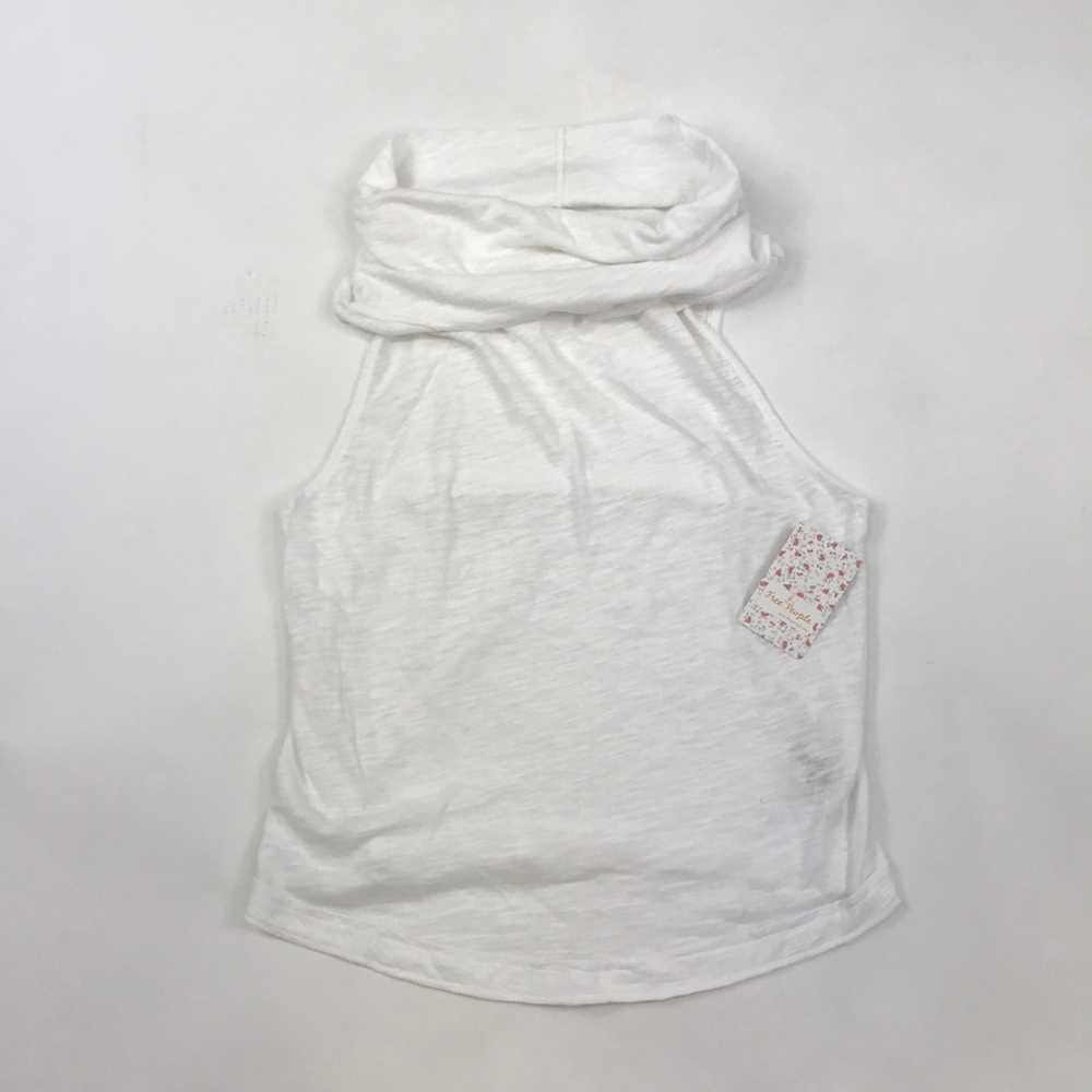 We The Free Ivory Cowl Neck Tank NWT